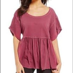 Free People Babydoll Tee